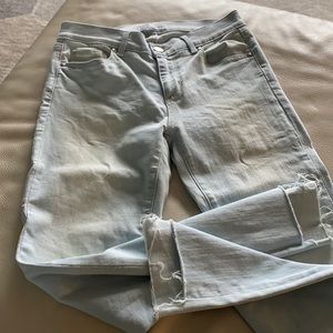 Loft petite light washed jeans